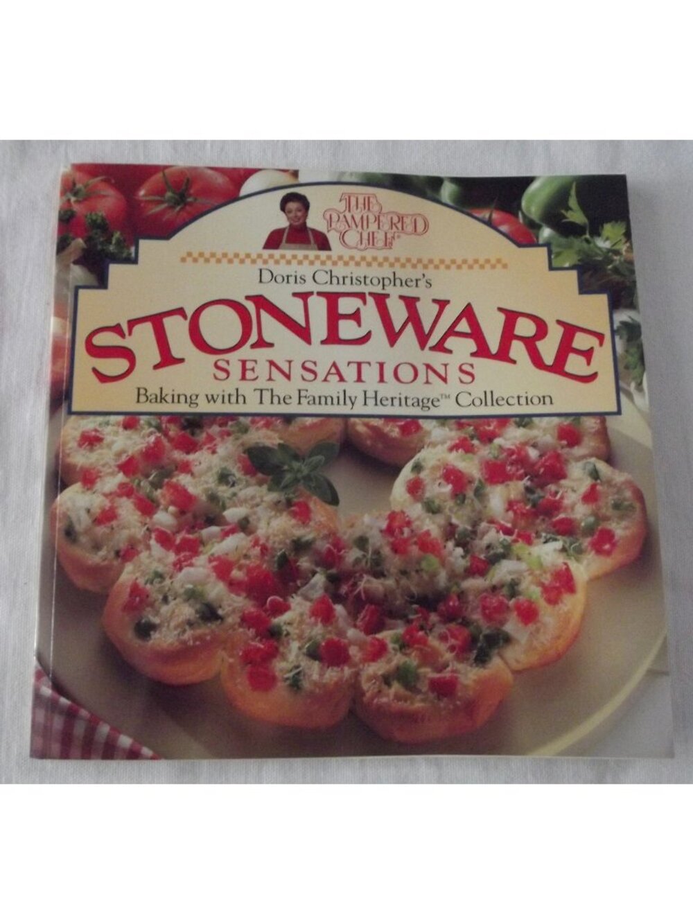 The Pampered Chef Cookbook 1997 Stoneware Sensations Baking with Family Heritage